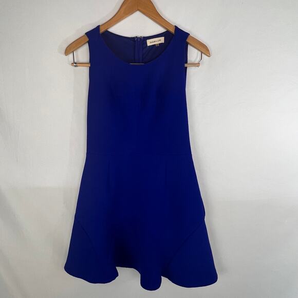 SUGAR LIPS Women's Mini Dress Size Medium Sleeveless Knee Length in Royal Blue - Picture 1 of 9